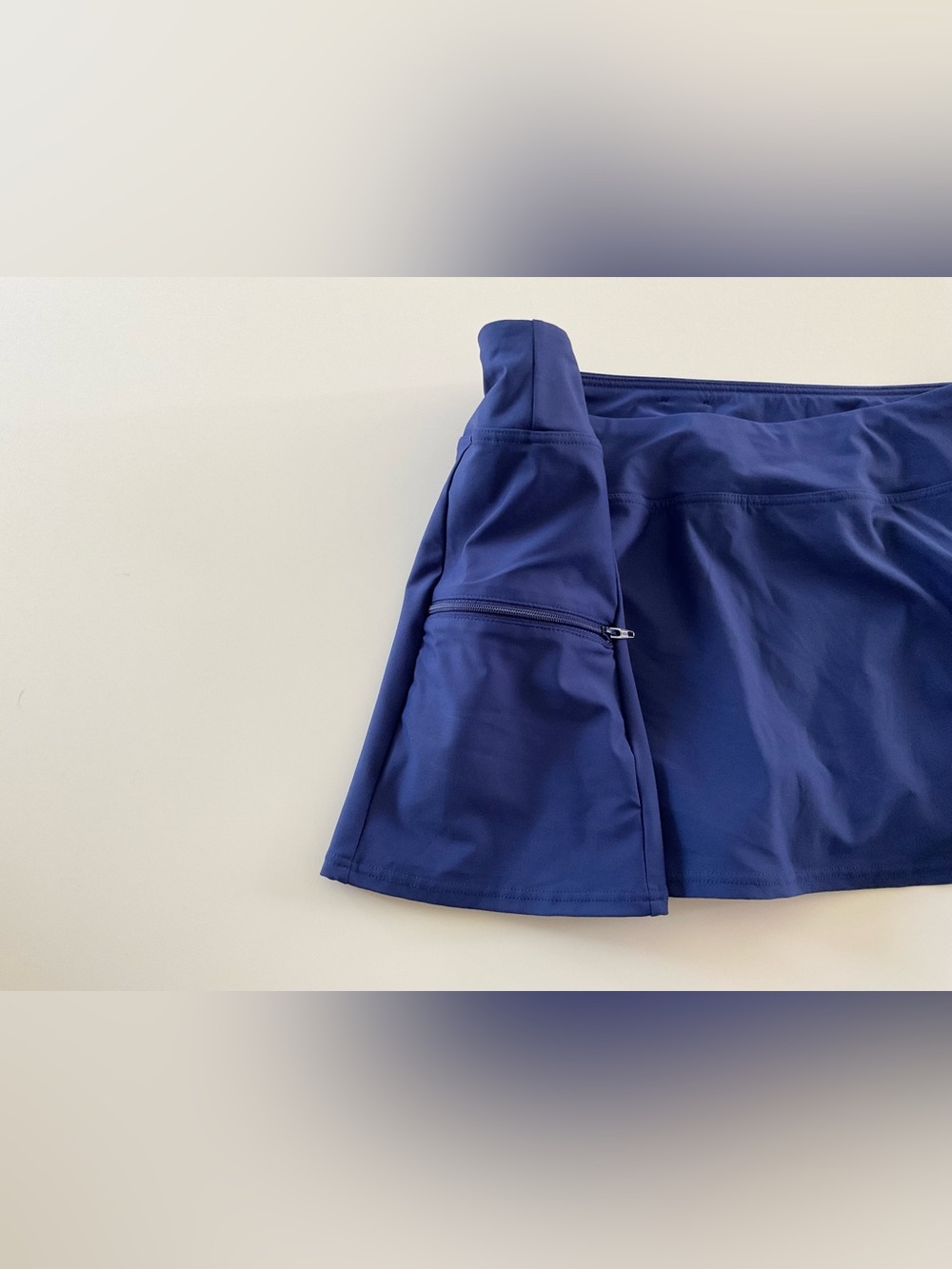 Sunsets Sporty Swim Skirt in Navy Women's Size Small W/ Attached Shorts - Picture 4 of 8